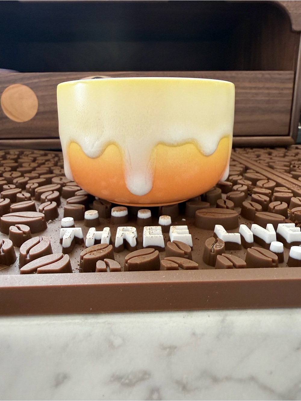 Handcrafted Sunset Ceramic Cup